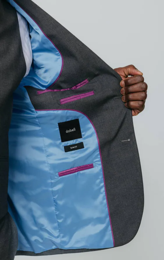 Grey Slim Fit 3 Piece Suit - photo 5 Grey Slim Fit 3 Piece Suit - photo 5