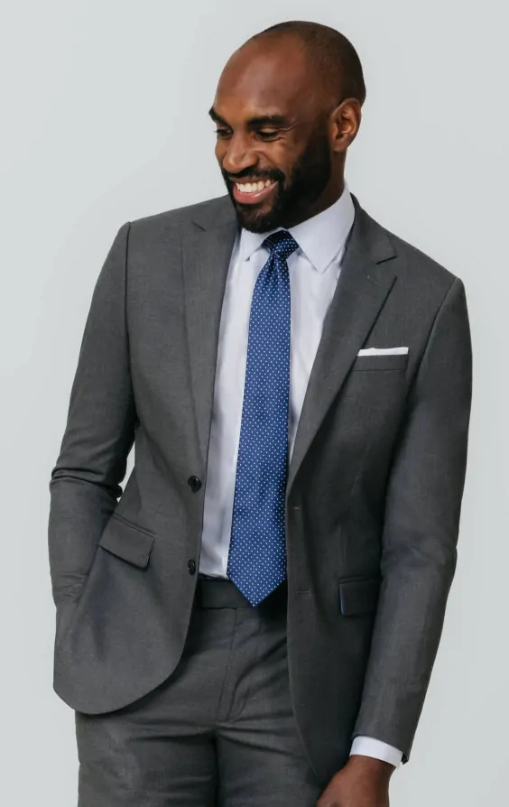 Grey Slim Fit Suit Jacket primary image