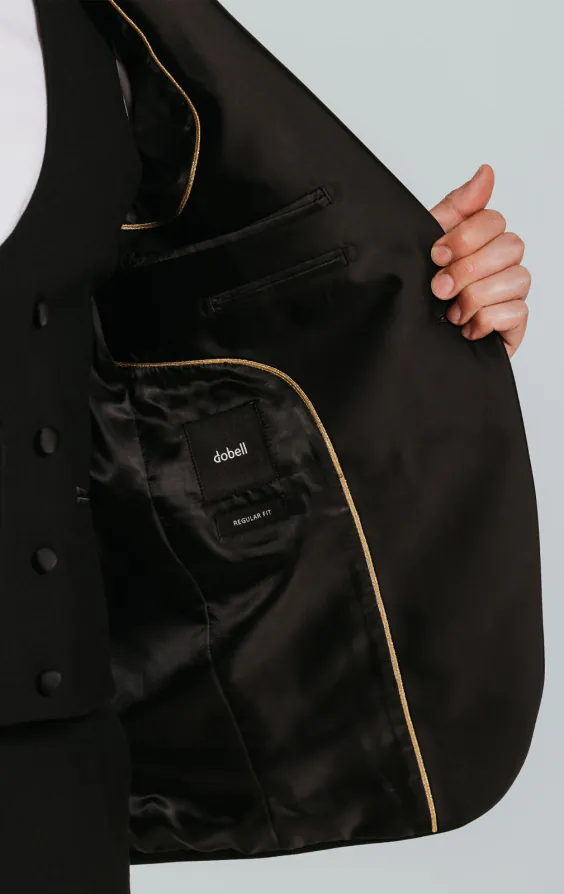 Black Dinner Jacket with Peak Lapel - photo 4 Black Dinner Jacket with Peak Lapel - photo 4