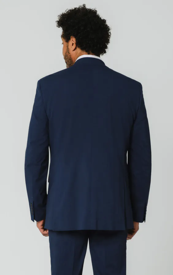 Blue Suit Jacket with Peak Lapel - photo 5