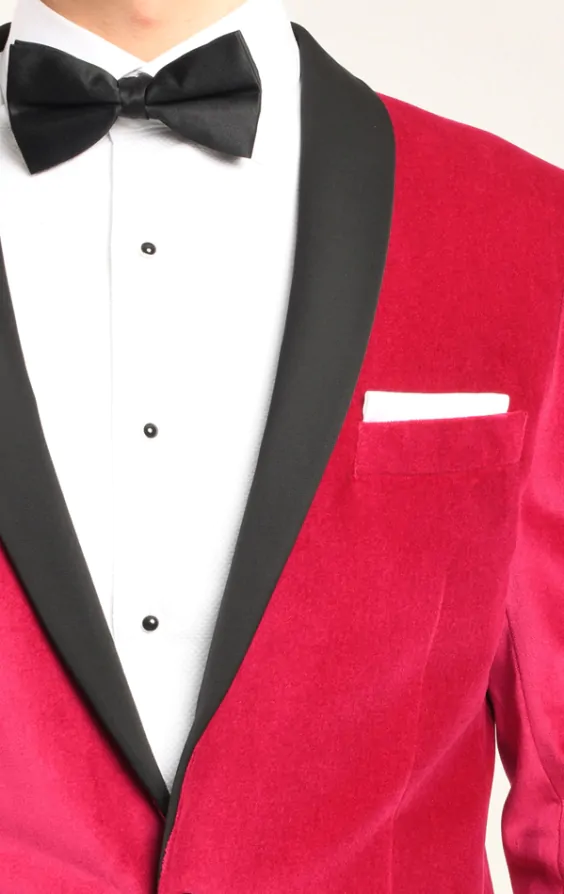 Red white and black tuxedo cheap