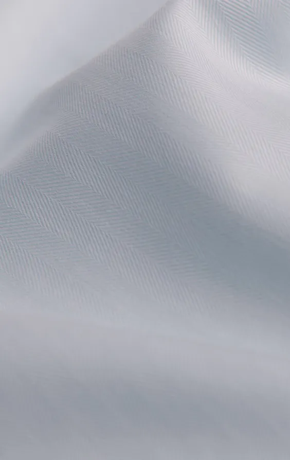 Light Blue Herringbone 100% Cotton Easy Care Shirt - photo 3 Light Blue Herringbone 100% Cotton Easy Care Shirt - photo 3