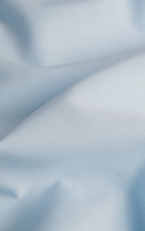 Light Blue 100% Cotton Poplin Easy Care Shirt - photo 3