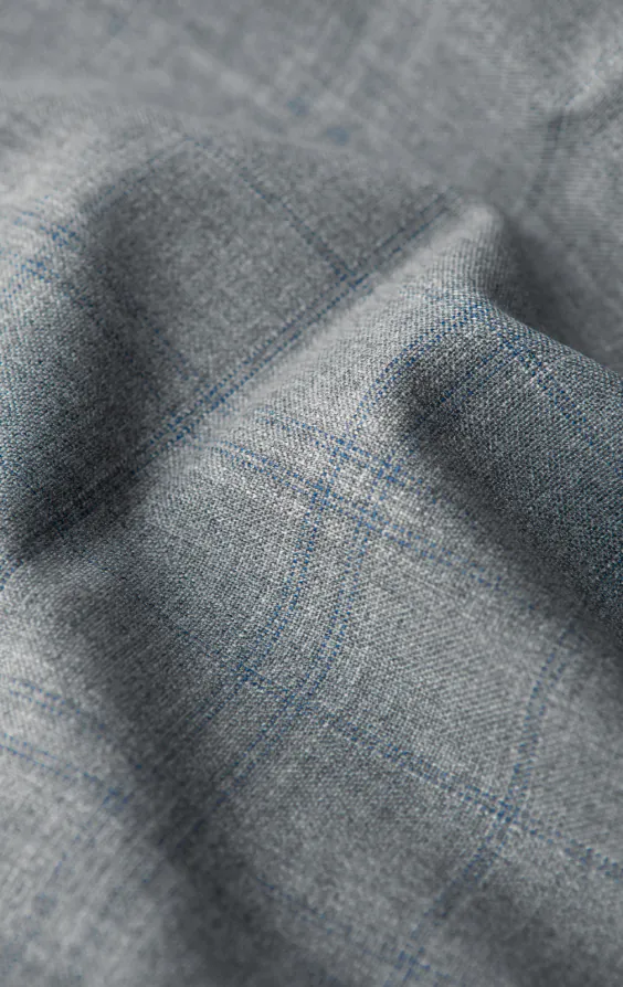 Light Grey & Blue Check Suit - photo 8 Light Grey & Blue Check Suit - photo 8