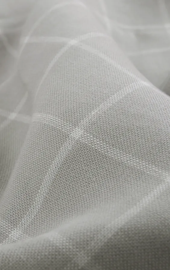 Light Grey Windowpane Check Linen Jacket thumbnail 7