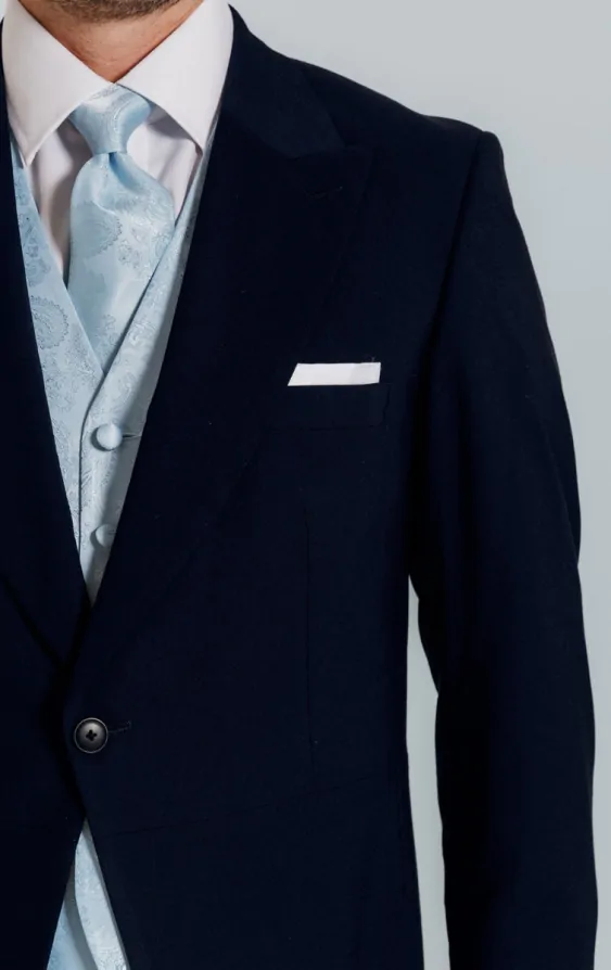 Navy Blue Morning Suit thumbnail 5