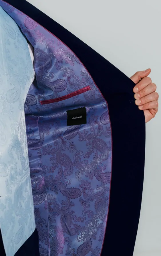 Navy Blue Morning Suit thumbnail 6