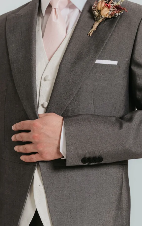 Silver Grey Morning Suit thumbnail 4