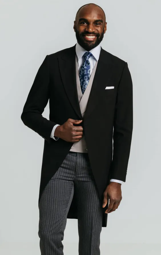 Black Slim Fit Morning Suit Black Slim Fit Morning Suit