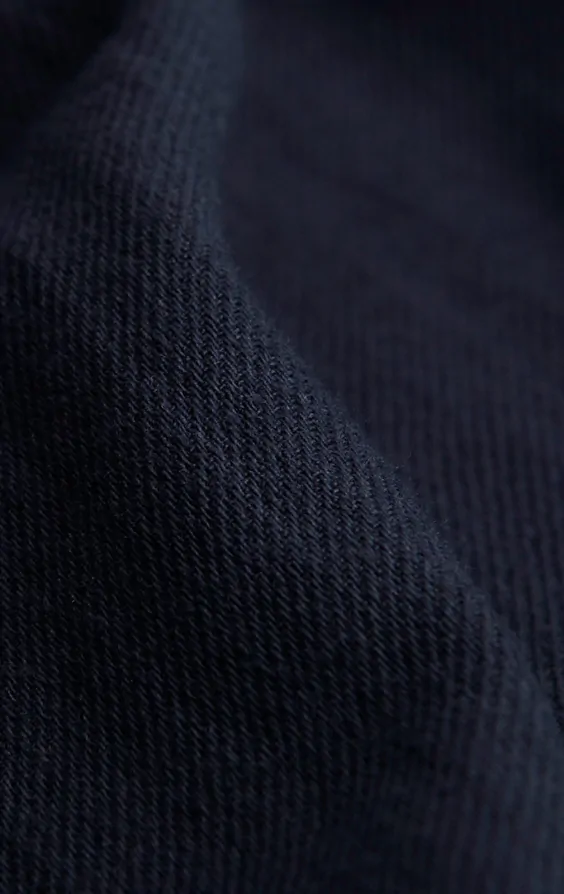 Navy Linen Twill Waistcoat thumbnail 5