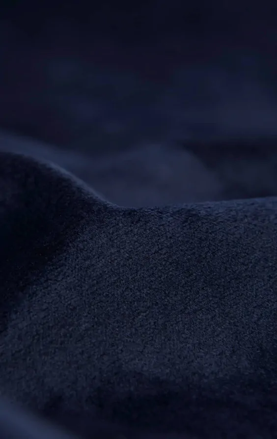 Navy Blue Slim Fit Velvet Jacket thumbnail 6