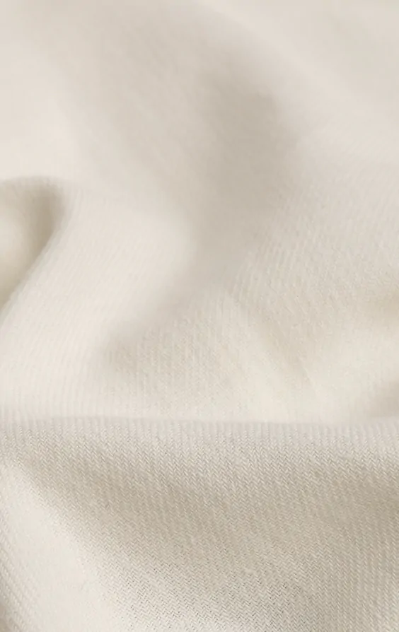 Off White Linen Twill Waistcoat thumbnail 4