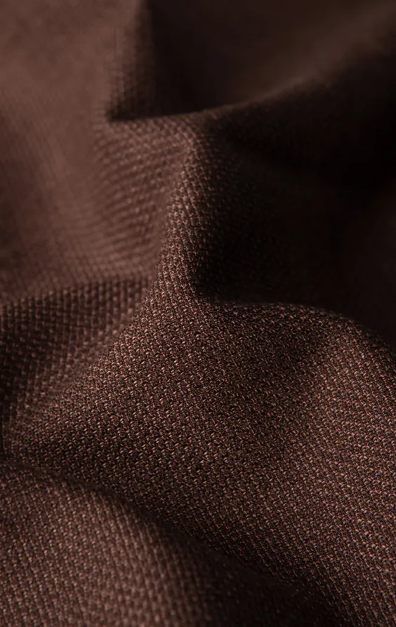 Rust Brown Textured Weave Waistcoat - photo 3