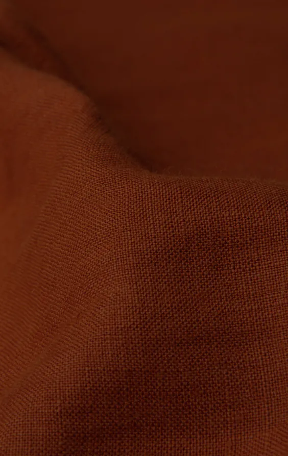 Rust Linen Shirt - photo 5 Rust Linen Shirt - photo 5