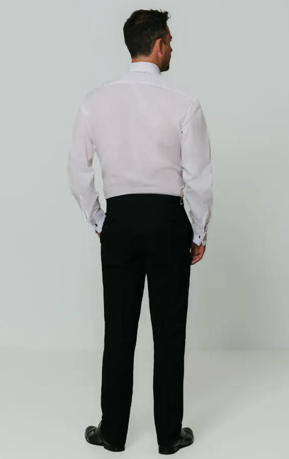 Standard Collar Marcella Front White Dress Shirt - photo 4