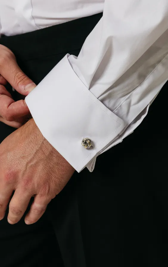 Standard Collar Plain Front White Dress Shirt - photo 3 Standard Collar Plain Front White Dress Shirt - photo 3