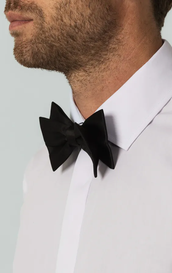 White Slim Fit Dress Shirt with Classic Collar - photo 2