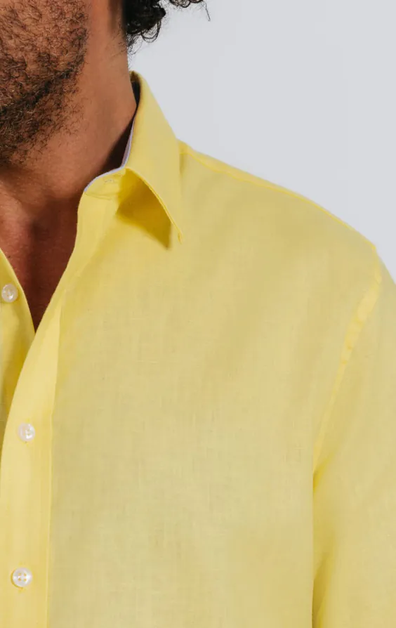Yellow Linen Shirt - photo 2 Yellow Linen Shirt - photo 2