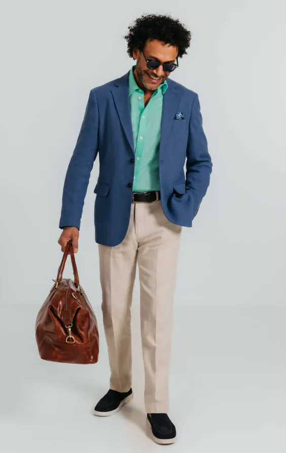 Aqua Linen Shirt - photo 1 Aqua Linen Shirt - photo 1