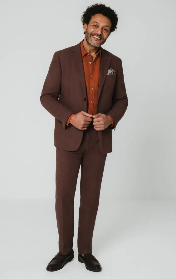Rust Linen Shirt - photo 1 Rust Linen Shirt - photo 1