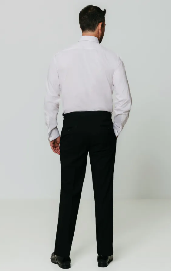 White Penny Collar Dress Shirt - photo 4