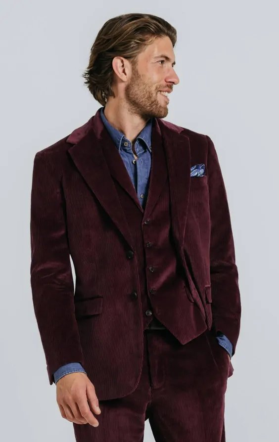 Three piece corduroy suit deals