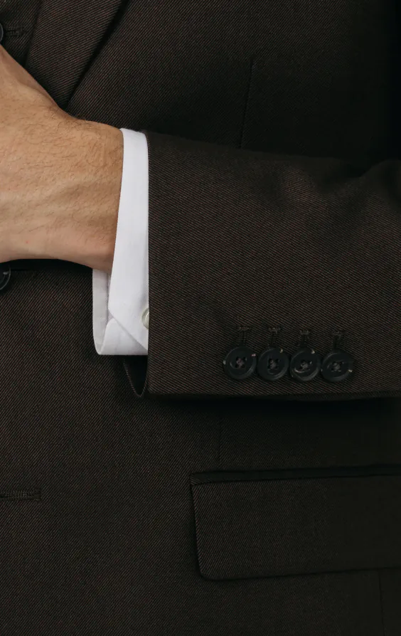 Brown Twill 3 Piece Suit thumbnail 3