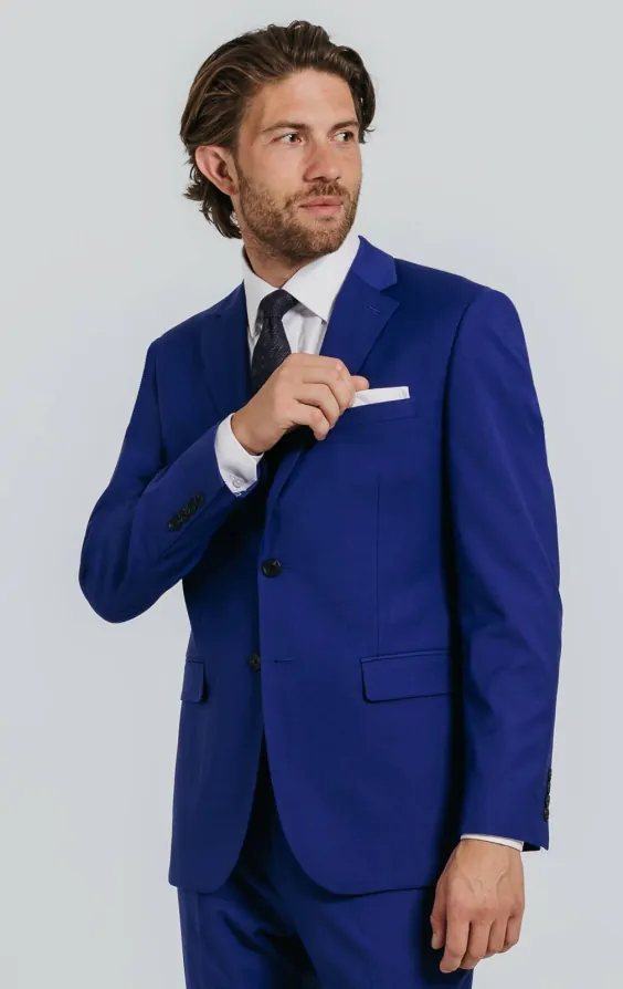 Bright Blue Suit