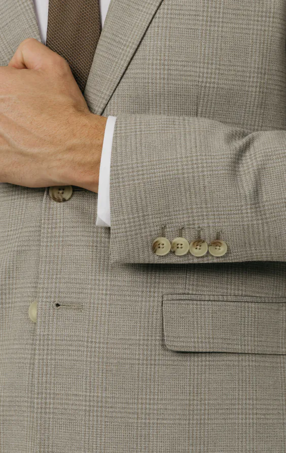 Natural Check 3 Piece Suit thumbnail 3