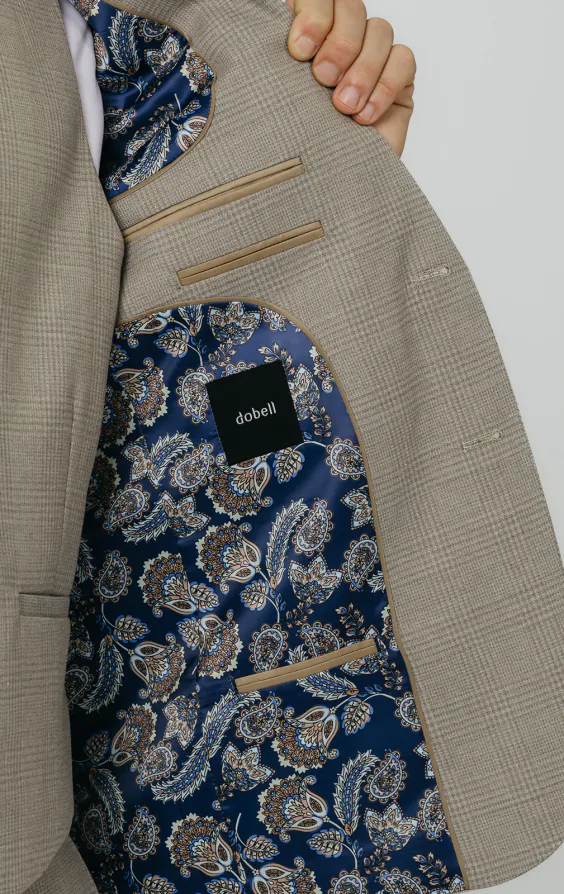 Natural Check 3 Piece Suit thumbnail 5