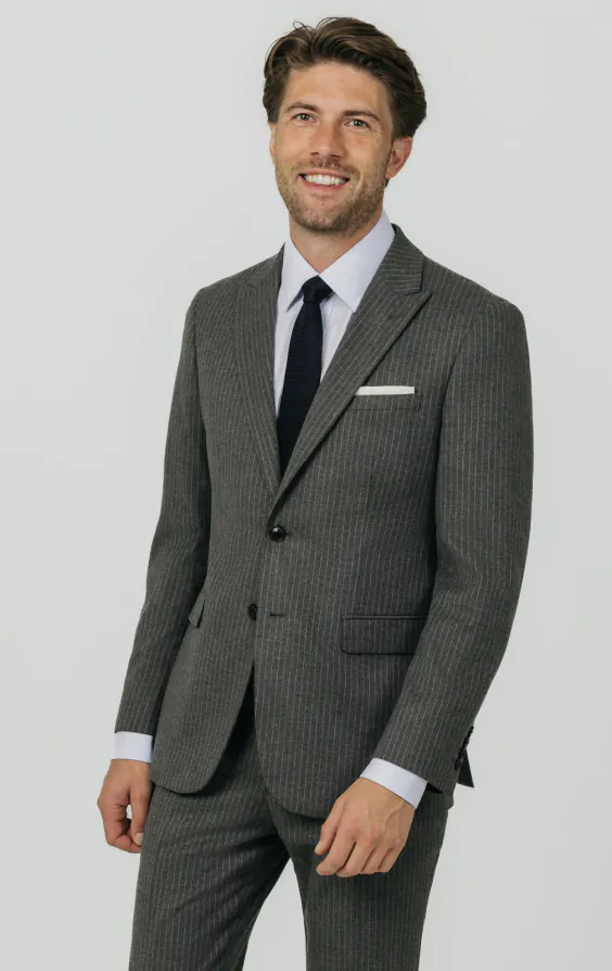 Charcoal Chalkstripe Suit primary image