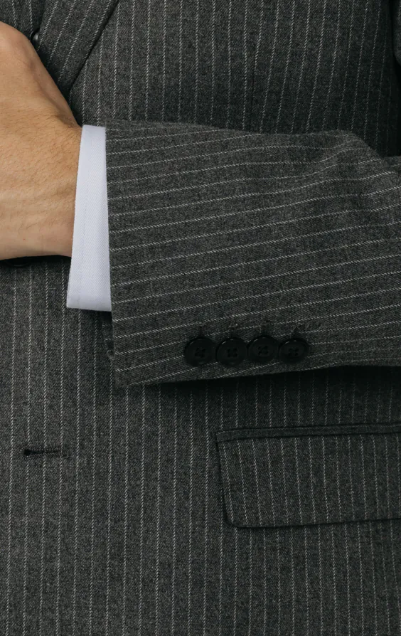 Charcoal Chalkstripe 3 Piece Suit - photo 2 Charcoal Chalkstripe 3 Piece Suit - photo 2