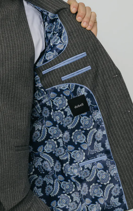 Charcoal Chalkstripe 3 Piece Suit - photo 4 Charcoal Chalkstripe 3 Piece Suit - photo 4