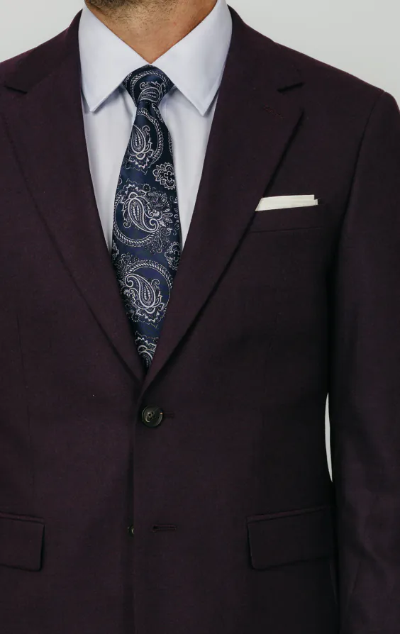 Blackberry Twill 3 Piece Suit - photo 3