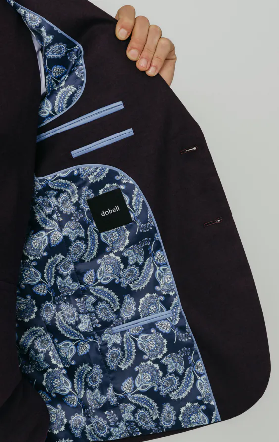 Blackberry Twill 3 Piece Suit - photo 4