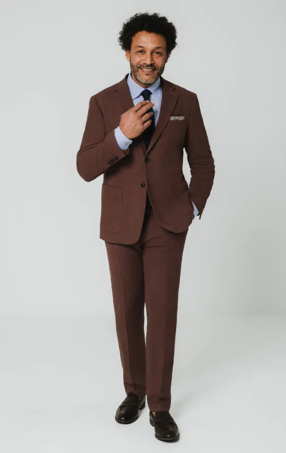 Mocha Linen Suit - photo 1 Mocha Linen Suit - photo 1
