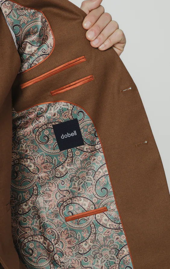 Mid Brown Twill 3 Piece Suit - photo 4 Mid Brown Twill 3 Piece Suit - photo 4