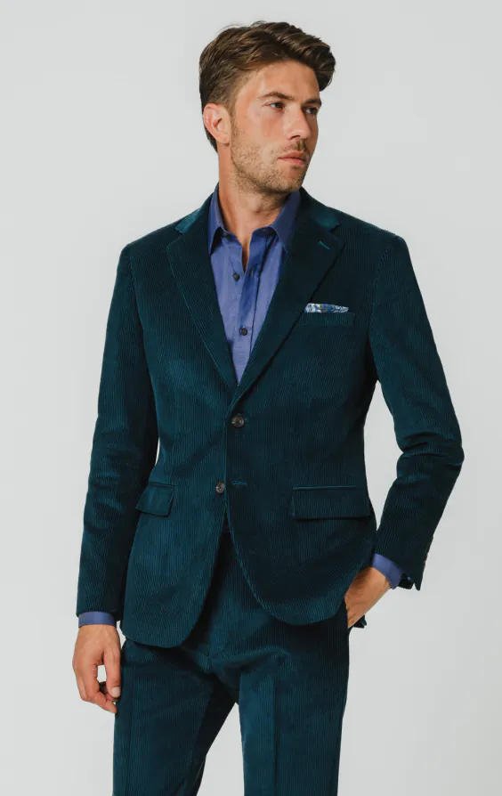 Teal Corduroy Suit Teal Corduroy Suit