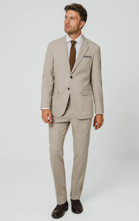 Stone Donegal Tweed Suit - photo 1