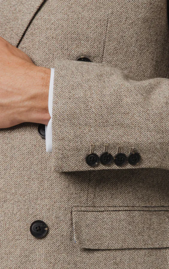 Camel Twill Tweed 3 Piece Suit - photo 2 Camel Twill Tweed 3 Piece Suit - photo 2