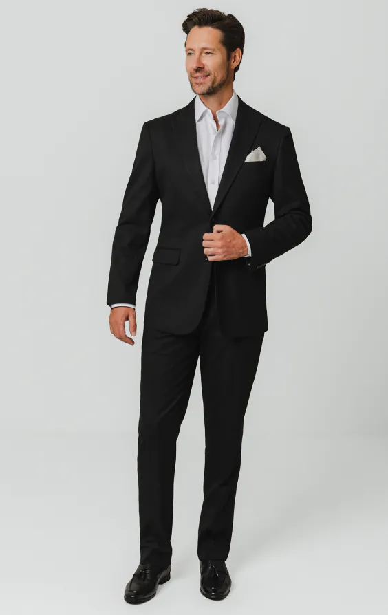 Black Pinstripe Suit - photo 1 Black Pinstripe Suit - photo 1
