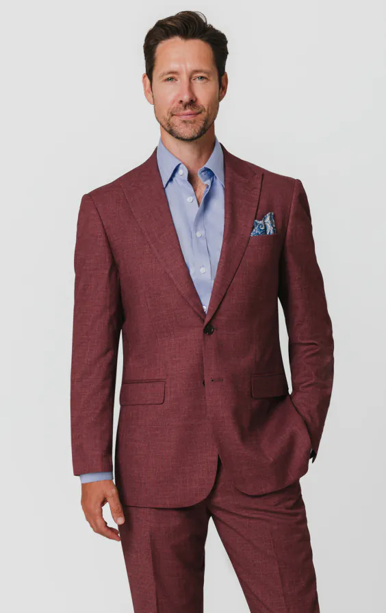 Mulberry Textured Suit Mulberry Textured Suit