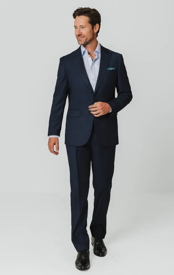 Navy Birdseye Suit - photo 1 Navy Birdseye Suit - photo 1