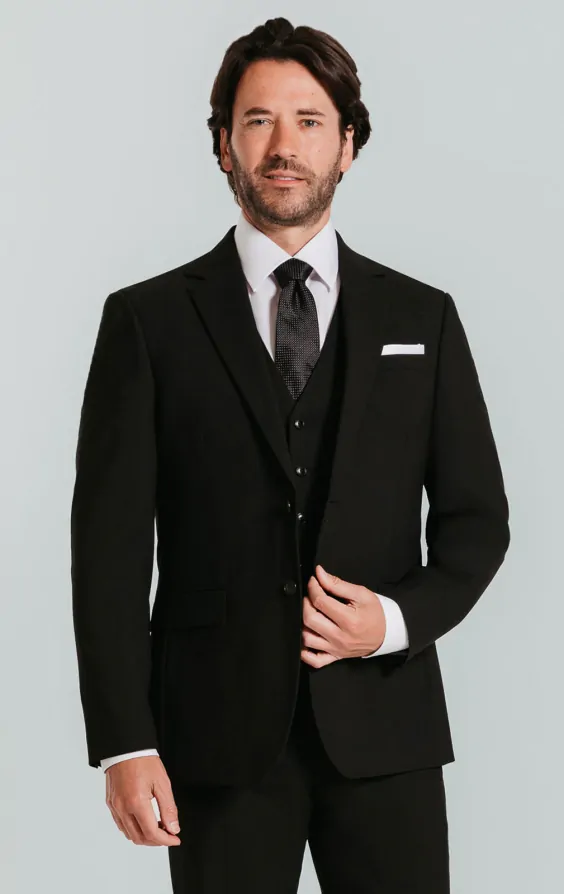 Black 3 Piece Suit primary image