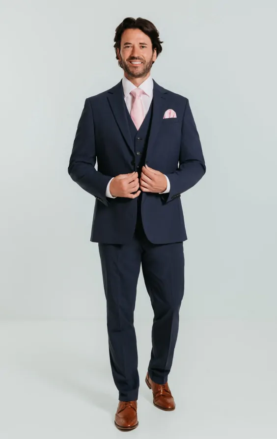 Mid Blue 3 Piece Suit thumbnail 2