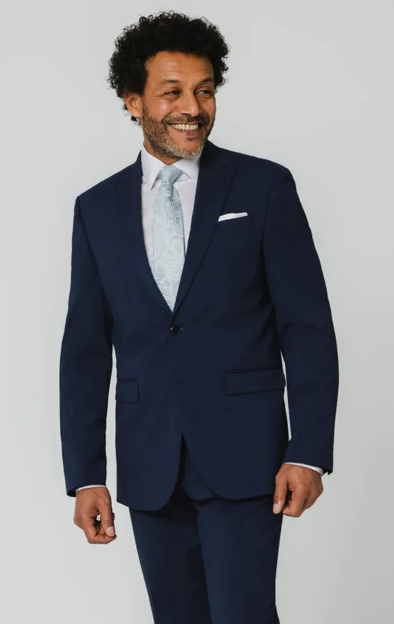 Blue Suit with Peak Lapel Blue Suit with Peak Lapel
