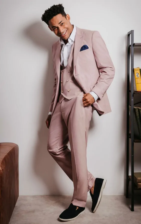 Dusty pink attire cheap