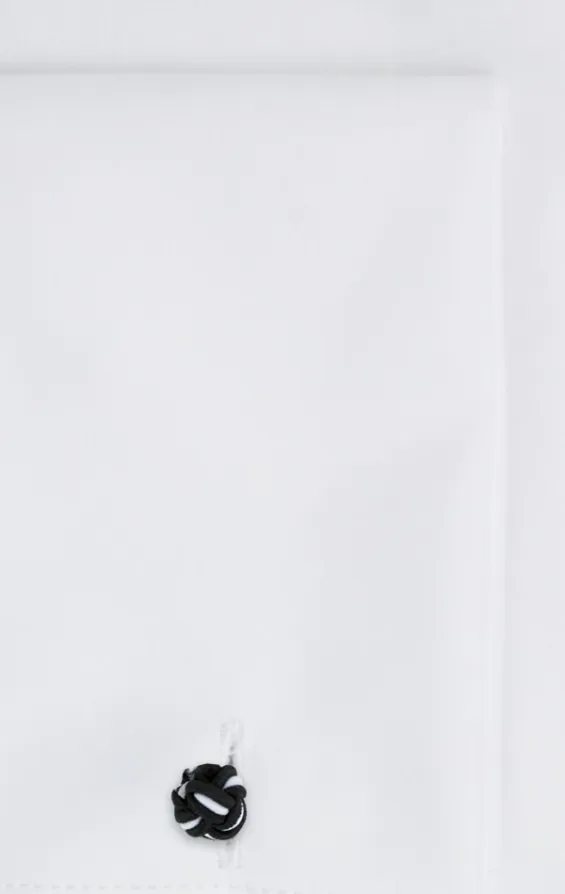 White Slim Fit Dress Shirt with Wing Collar - photo 2 White Slim Fit Dress Shirt with Wing Collar - photo 2