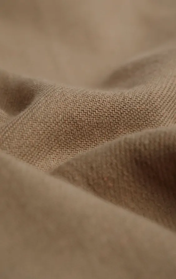 Tan Linen Twill Waistcoat thumbnail 5