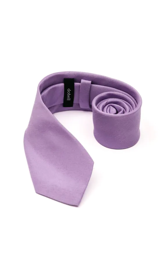 Lavender Dupion Tie - photo 2